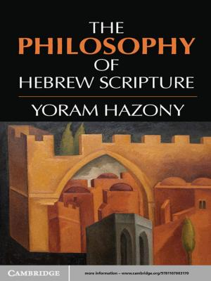 Cover of the book The Philosophy of Hebrew Scripture by Ram Zamir, Bobak Nazer, Yuval Kochman