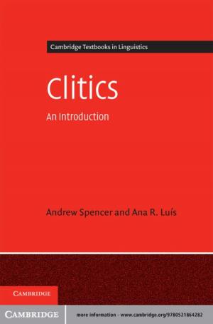 Cover of the book Clitics by Douglas Kammen