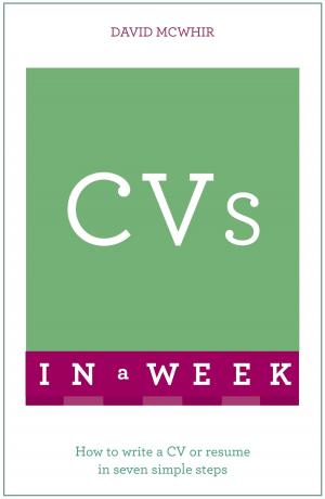 Cover of the book CVs In A Week by Michael Thurlow