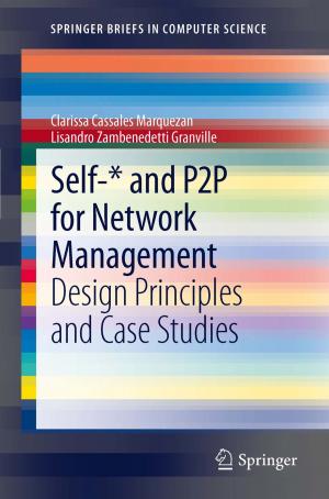 Cover of the book Self-* and P2P for Network Management by Christian Constanda