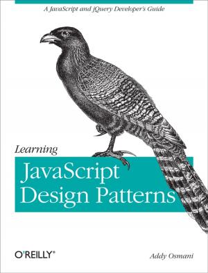 Cover of the book Learning JavaScript Design Patterns by Eric van der Vlist