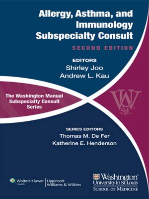 bigCover of the book The Washington Manual of Allergy, Asthma, and Immunology Subspecialty Consult by 