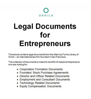 Cover of Legal Documents for Entrepreneurs