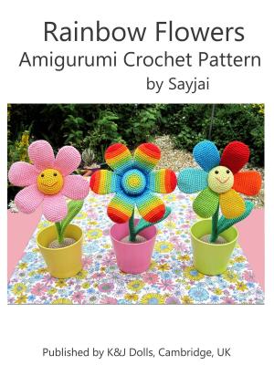 Cover of Rainbow Flowers Amigurumi Crochet Pattern