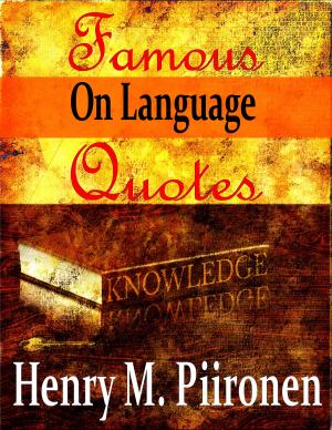 Book cover of Famous Quotes on Language
