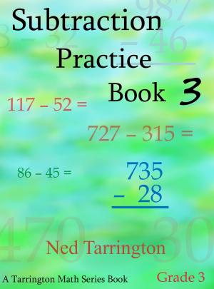 Cover of Subtraction Practice Book 3, Grade 3