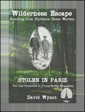 Book cover of STOLEN IN PARIS: The Lost Chronicles of Young Ernest Hemingway: Wilderness Escape; Running from Turdface, Game Warden