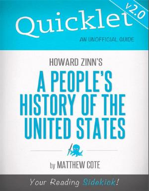 Book cover of Quicklet on Howard Zinn's A People's History of the US