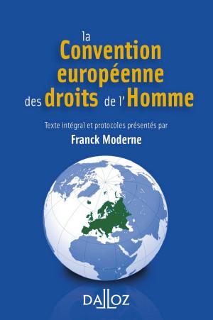 Cover of the book La Convention européenne des droits de l'homme by Aurélien Baudu
