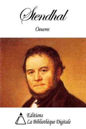 Cover of the book Oeuvres de Stendhal by Saint-René Taillandier