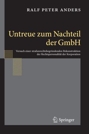 Cover of the book Untreue zum Nachteil der GmbH by Xueji Zhang, Haifeng Dong, Yaping Tian