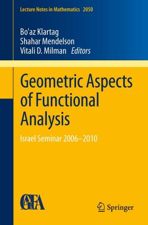 Cover of the book Geometric Aspects of Functional Analysis by Francis E. McGuinness, D. Hamilton, J.A. Nabulsi