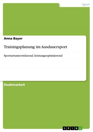 Cover of the book Trainingsplanung im Ausdauersport by Martin Falkenberg