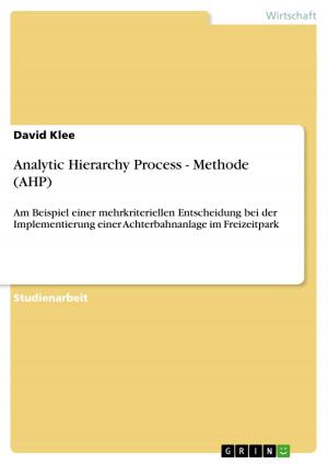 Cover of the book Analytic Hierarchy Process - Methode (AHP) by Christian Schulz