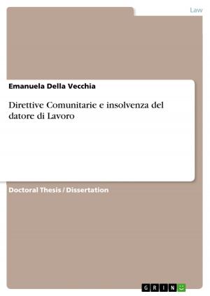 Cover of the book Direttive Comunitarie e insolvenza del datore di Lavoro by Benedikt Breitenbach