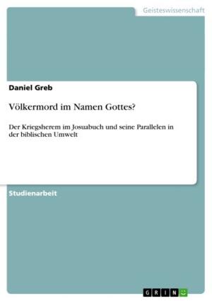 Cover of the book Völkermord im Namen Gottes? by Volker Gollücke
