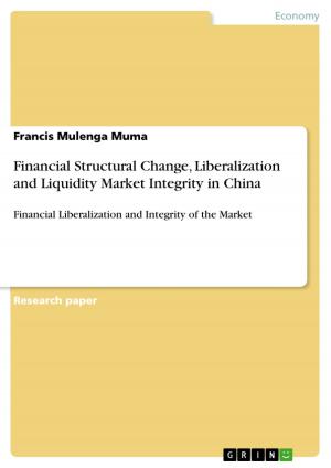 Cover of the book Financial Structural Change, Liberalization and Liquidity Market Integrity in China by Sophia Gerber
