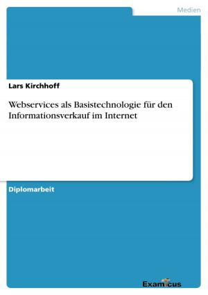 Cover of Webservices als Basistechnologie für den Informationsverkauf im Internet