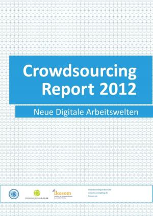 bigCover of the book Crowdsourcing Report 2012 by 