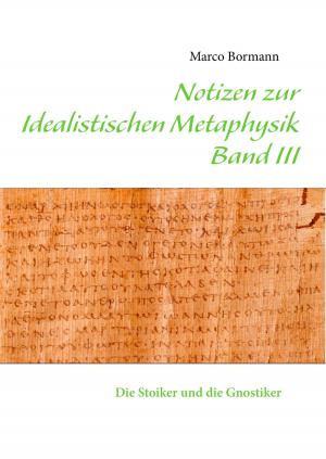 Cover of the book Notizen zur Idealistischen Metaphysik III by Lorenz Filius