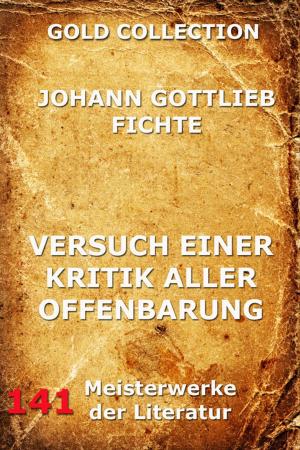 Cover of the book Versuch einer Kritik aller Offenbarung by Emile Zola