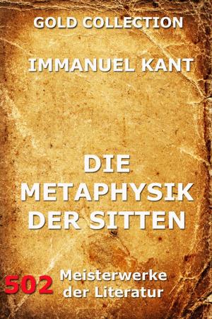 Cover of the book Die Metaphysik der Sitten by Elmer Wallace Holmes