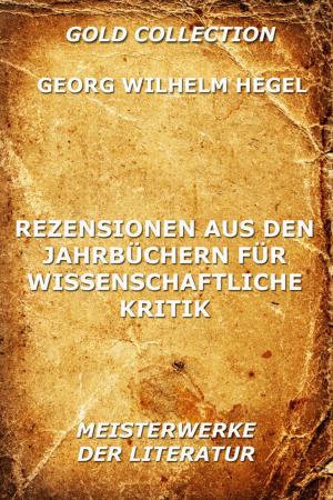 Cover of the book Rezensionen aus den Jahrbüchern für wissenschaftliche Kritik by Carl Spitteler