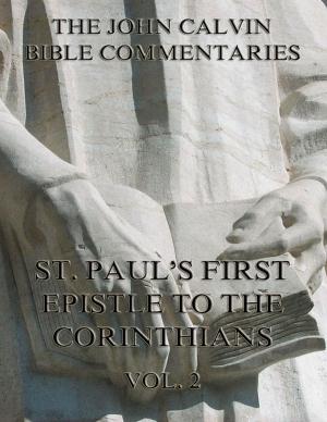 Cover of John Calvin's Commentaries On St. Paul's First Epistle To The Corinthians Vol. 2
