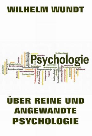 Book cover of Über reine und angewandte Psychologie