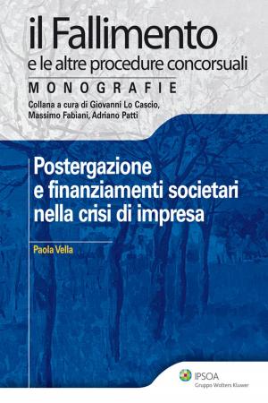 Book cover of Postergazione e finanziamenti societari nella crisi di impresa