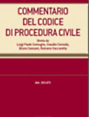 bigCover of the book Commentario del Codice di procedura civile. III. Tomo secondo - artt. 275-322 by 