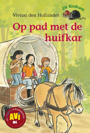 Cover of the book Op pad met de huifkar by Mac Barnett
