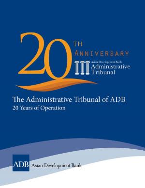 Book cover of The Administrative Tribunal of ADB