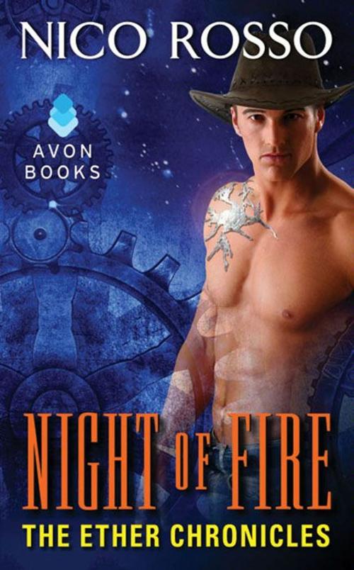 Cover of the book Night of Fire by Nico Rosso, Avon Impulse