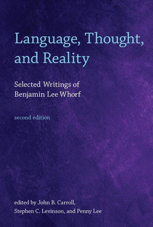 Cover of the book Language, Thought, and Reality by Benjamin Lee Whorf, The MIT Press