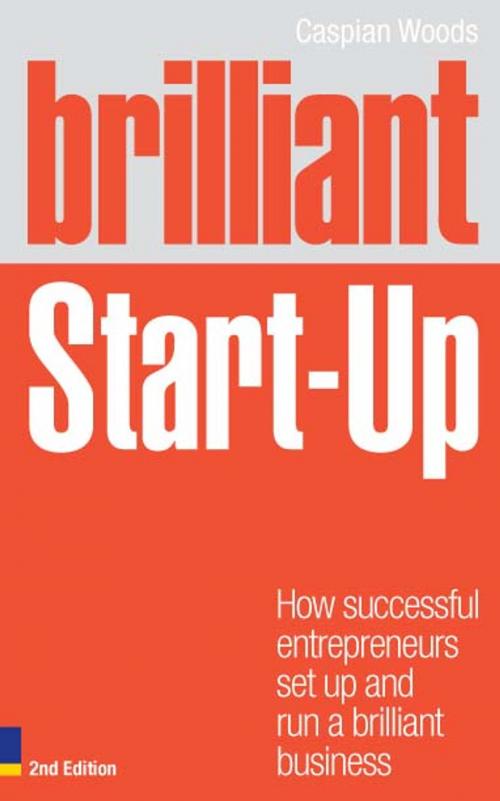 Cover of the book Brilliant Start-Up by Caspian Woods, Pearson Education Limited