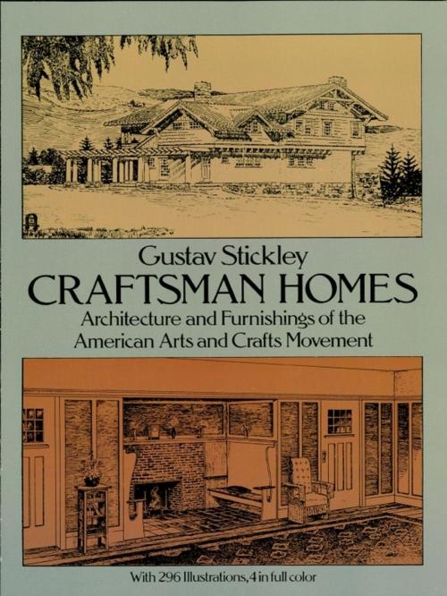 Cover of the book Craftsman Homes by Gustav Stickley, Dover Publications