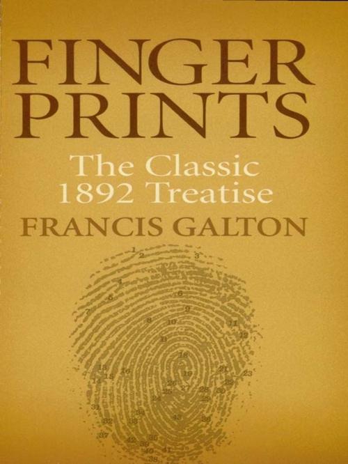 Cover of the book Finger Prints: The Classic 1892 Treatise by Francis Galton, Dover Publications