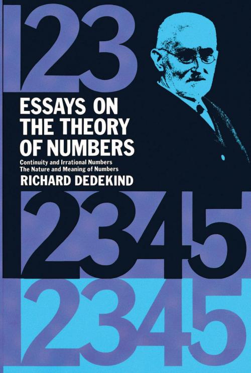 Cover of the book Essays on the Theory of Numbers by Richard Dedekind, Dover Publications