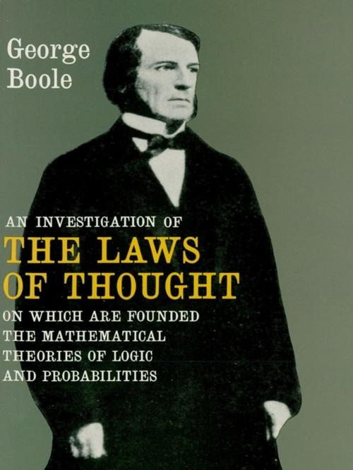 Cover of the book An Investigation of the Laws of Thought by George Boole, Dover Publications