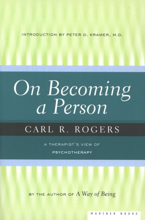 Cover of the book On Becoming a Person by Carl Rogers, HMH Books