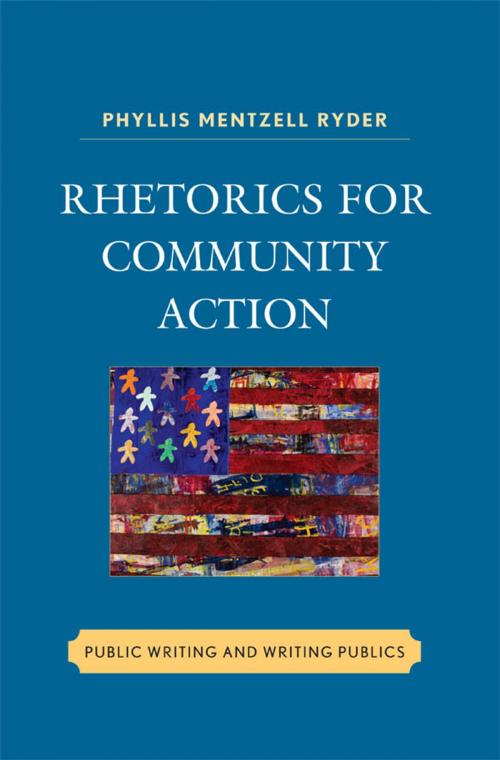 Cover of the book Rhetorics for Community Action by Phyllis Mentzell Ryder, Lexington Books