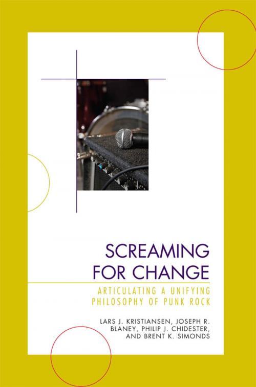 Cover of the book Screaming for Change by Lars J. Kristiansen, Joseph R. Blaney, Philip J. Chidester, Brent K. Simonds, Lexington Books