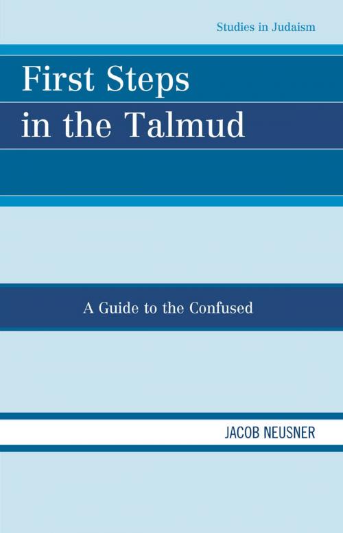 Cover of the book First Steps in the Talmud by Jacob Neusner, UPA