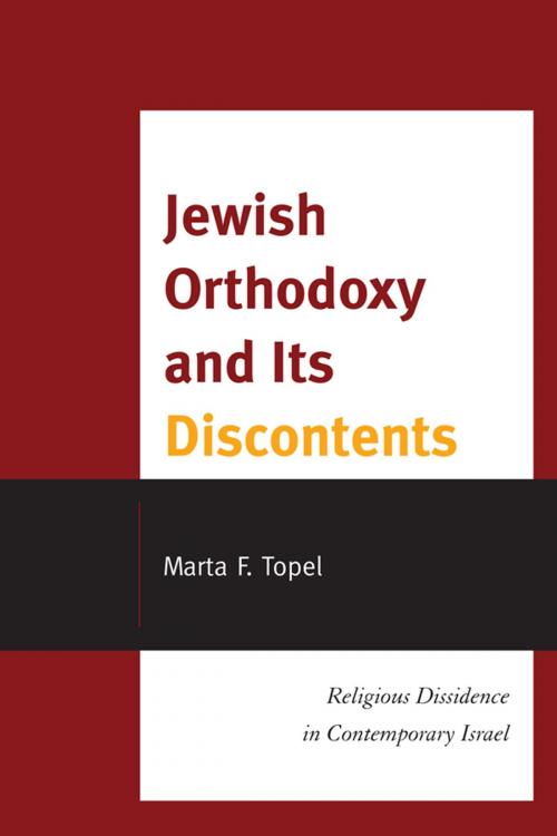 Cover of the book Jewish Orthodoxy and Its Discontents by Marta F. Topel, UPA