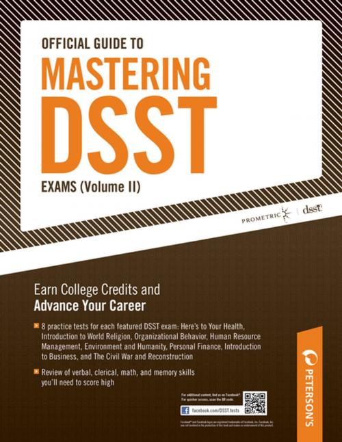 Cover of the book Official Guide to Mastering DSST Exams Volume II by Peterson's, Peterson's