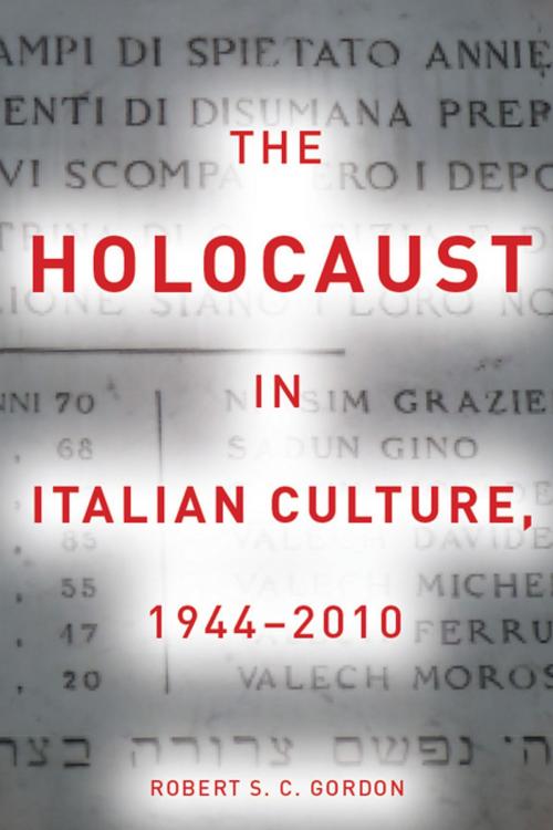 Cover of the book The Holocaust in Italian Culture, 1944–2010 by Robert Gordon, Stanford University Press