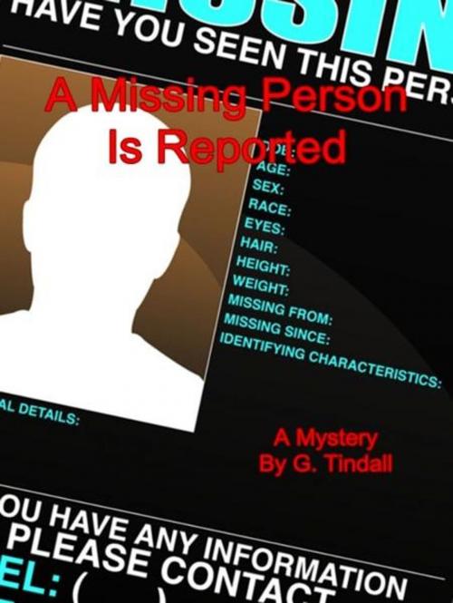 Cover of the book A Missing Person Is Reported by Gary Tindall, Gary Tindall