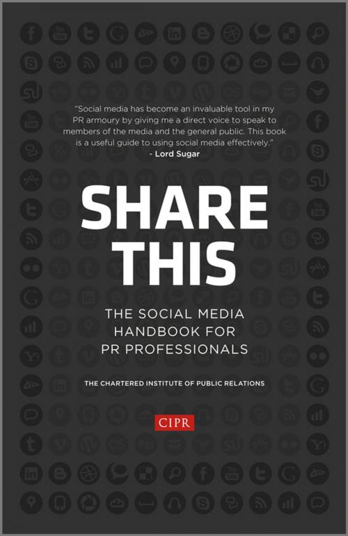 Cover of the book Share This by CIPR (Chartered Institute of Public Relations), Wiley