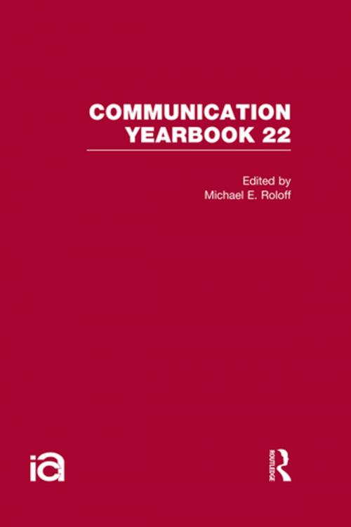 Cover of the book Communication Yearbook 22 by , Taylor and Francis